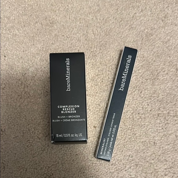 NEW Bare Minerals Mineralist Lasting Eyeliner & Complexion Rescue Bronzer Blush - Picture 1 of 2